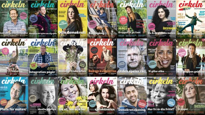 Cirkeln - alla omslag.jpg Cirkeln - alla omslag. Collage.